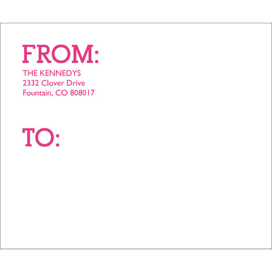 Extra Large Mailing Labels